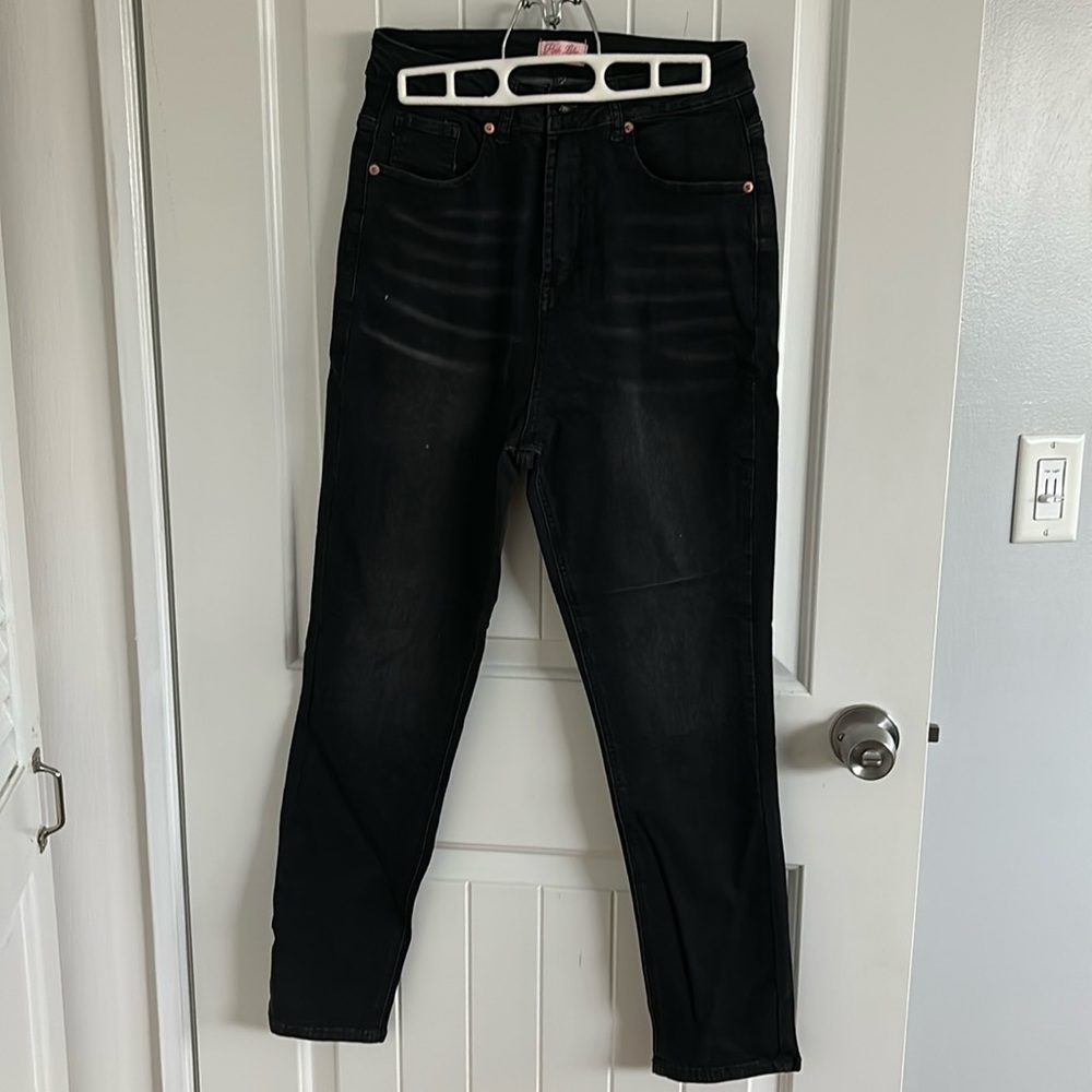Pink Lily Black Jeans-size 27, NEVER BEEN WORN